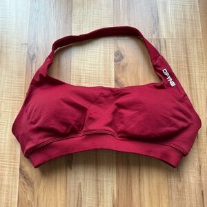 Red Dfyne Impact Halter Bra Size Large